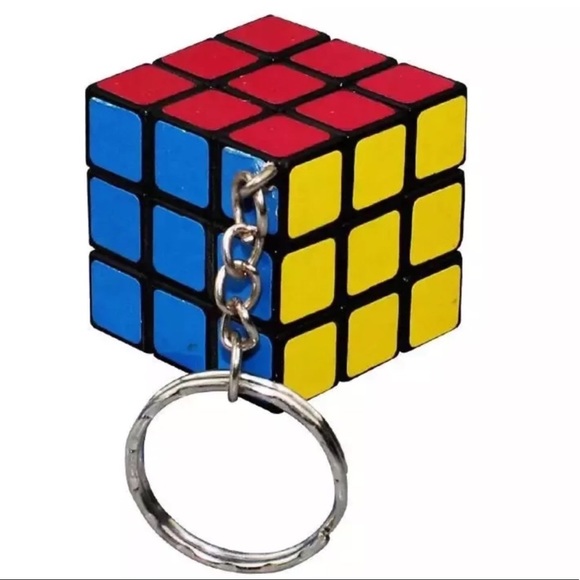 Rubiks Cube Keychain - Picture 2 of 4